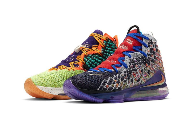 nike basketball lebron james 17 what the CV8079  900 multi color official release date info photos price store list buying guide