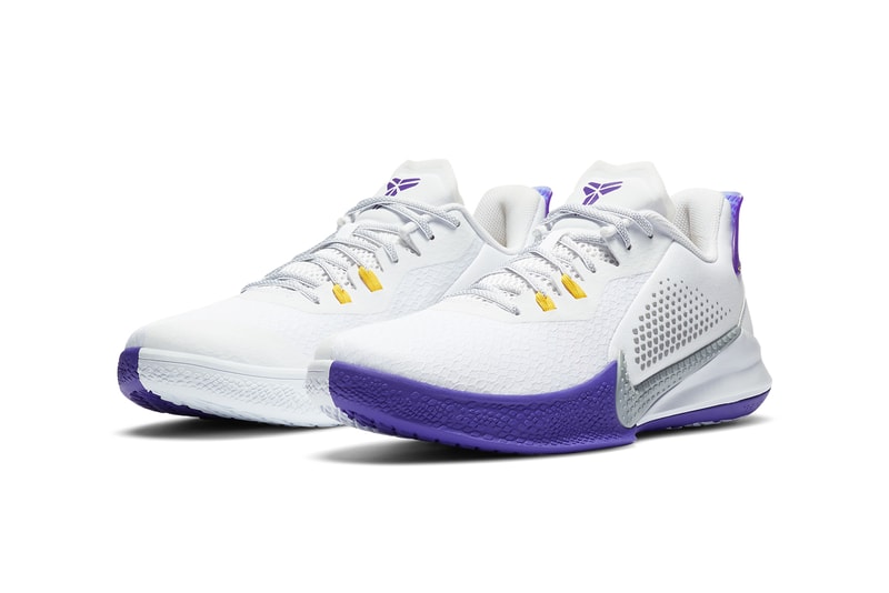 nike basketball mamba fury kobe bryant lakers white field purple amarillo gold yellow light smoke grey CK2087 101 official release date info photos price store list buying guide