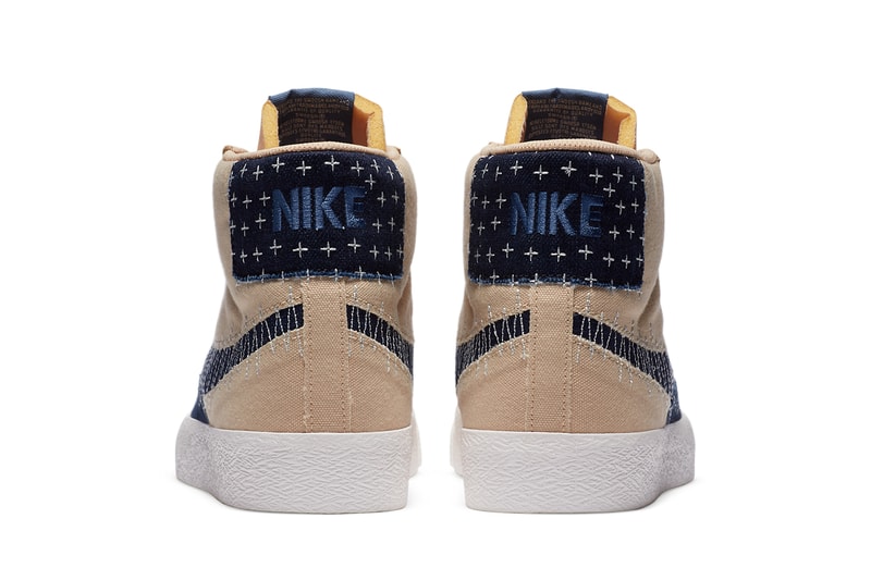 nike sb sashiko pack blazer dunk low janoski kyrie irving s2 hybird CT0715 200 400 sesame sail gum light brown mystic navy