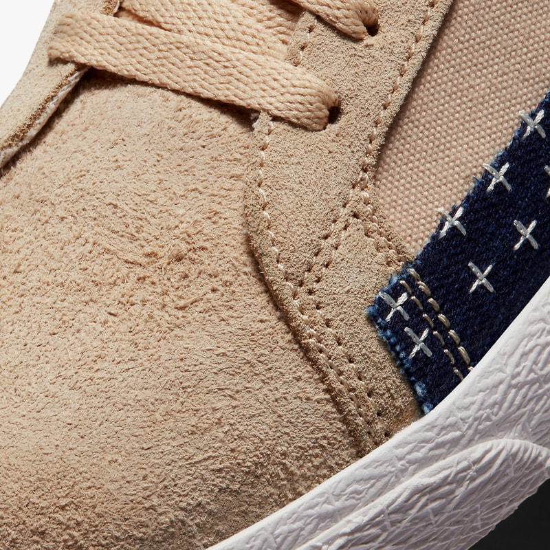 nike sb sashiko pack blazer dunk low janoski kyrie irving s2 hybird CT0715 200 400 sesame sail gum light brown mystic navy