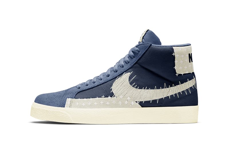 nike sb sashiko pack blazer dunk low janoski kyrie irving s2 hybird CT0715 200 400 sesame sail gum light brown mystic navy