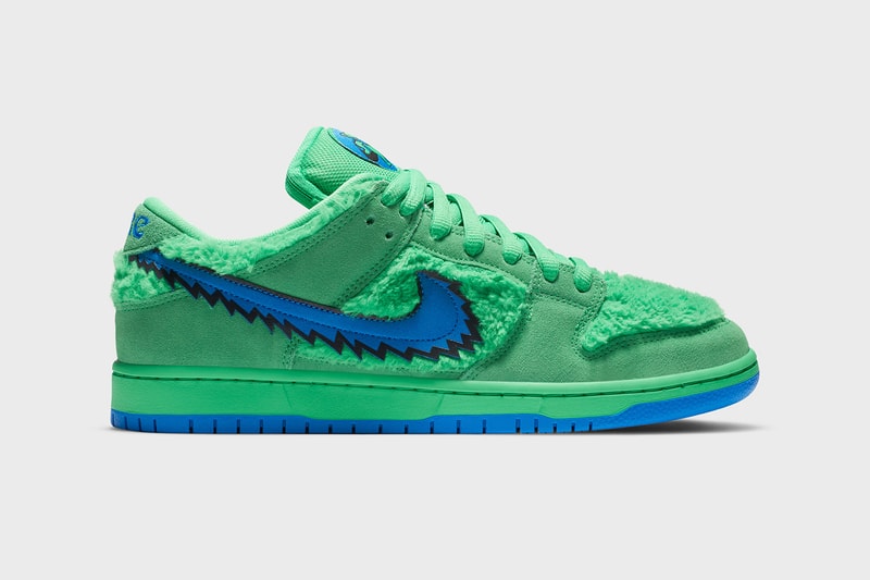 Nike SB Dunk Low Grateful Dead Official Release Info Green Yellow Bear cj5378-700 cj5378-300 cj5378-800 Opti Yellow Blue Fury Green Spark Soar