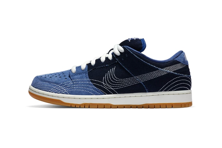 Nike SB's Dunk Low "Sashiko" Pays Tribute to the Japanese Art of Decorative Stitching