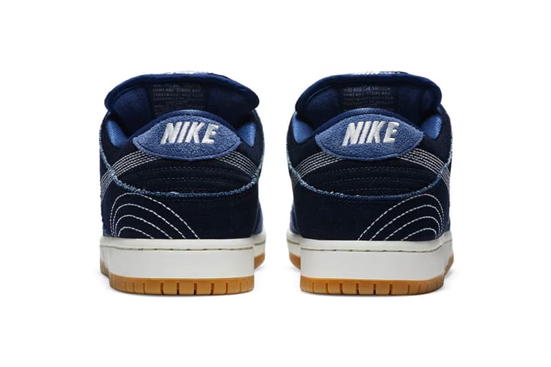 Mira el nuevo Nike SB Dunk Low 'Sashiko' 7 Nike SB Dunk Low Pro Prm Sashiko Full Look cv0316-40 Información de lanzamiento Fecha Precio de compra Cool Mystic Navy Gum Light Brown