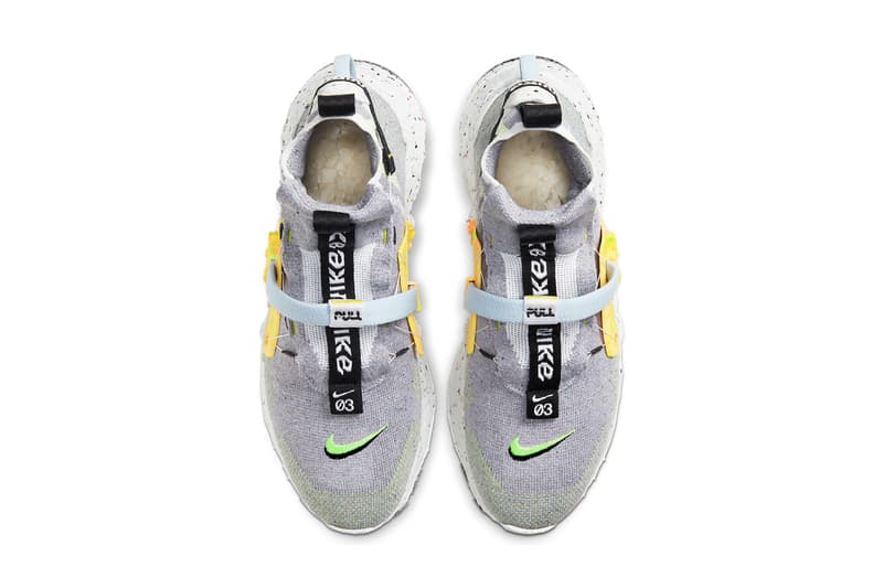 nike sportswear space hippie 01 02 03 04 volt collection grey black CQ3989 CQ3988 CQ3986 002 CD3476 001 official release date info photos price store list buying guide