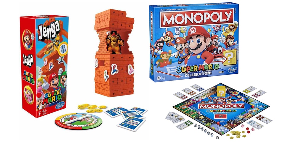 Nintendo Super Mario Anniversary Monopoly Jenga
