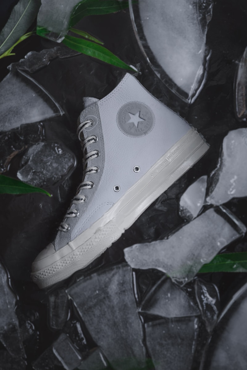Offspring x Converse "Community Chuck 70s" PArt II Pack High Top Low Sneaker Release Information United Kingdom UK Store Limited Edition Collaboration Grey Muted Leather Nubuck All Star Lightning Bolt