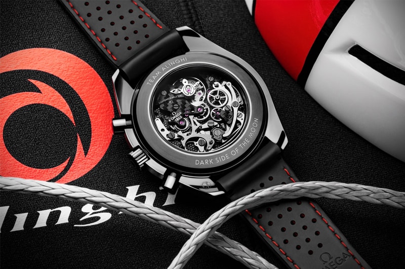 omega swiss luxury watches alinghi sailing team dark side of the moon speedmaster accessories