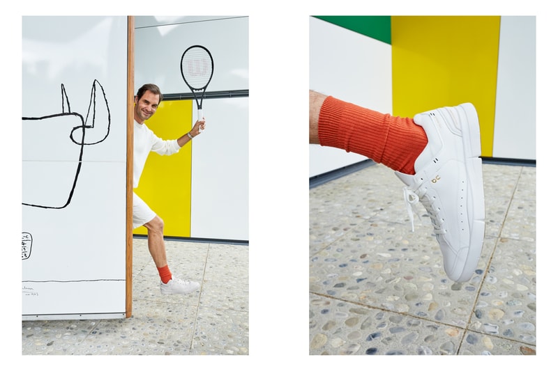 on running the roger federer sneaker centre center court 0 series white release info interview david allemann founder tennis player Juergen Teller shoes lifestyle style fashion Cloudtec speedboard
