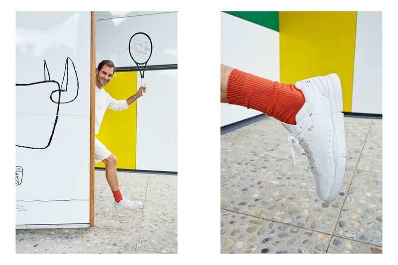 on running the roger federer sneaker centre center court 0 series white release info interview david allemann founder tennis player Juergen Teller shoes lifestyle style fashion Cloudtec speedboard
