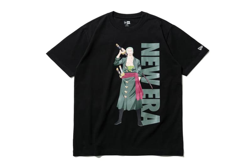 New Era Japan 'One Piece' Sanji, Zoro, Cap Crew collaboration buggy chopper golfing collection bag tote hat tee shirt hoodie