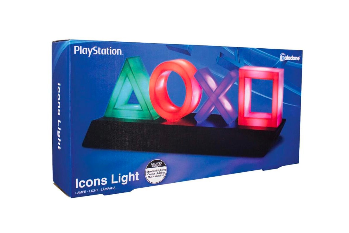 Paladone Products PlayStation Light Release gaming Playstation Breakdown Plastic sony Teiyu Goto lamps accessories