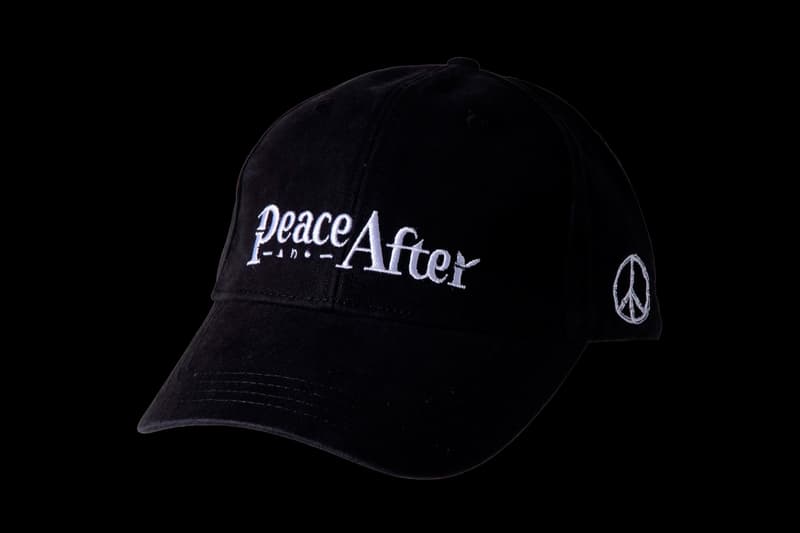 PEACE AND AFTER Embroidered Logo Caps Release Info White Green Orange