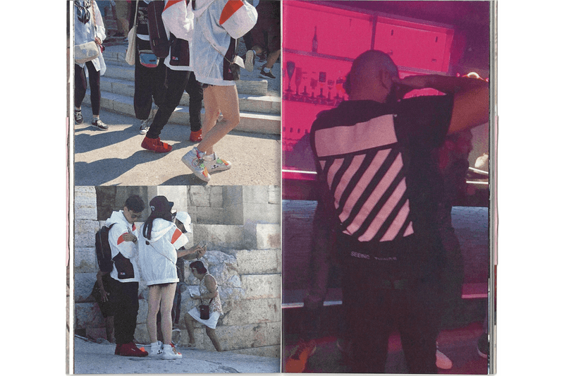 'People Wearing Off-White™' Zine by Warehouse Review book inside photographs essays criticism fashion industry