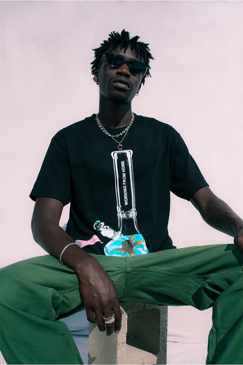 PLEASURES Summer 2020 Collection Lookbook Info Shirt Jacket Polo Hoodie Shorts Reebok Beatnik