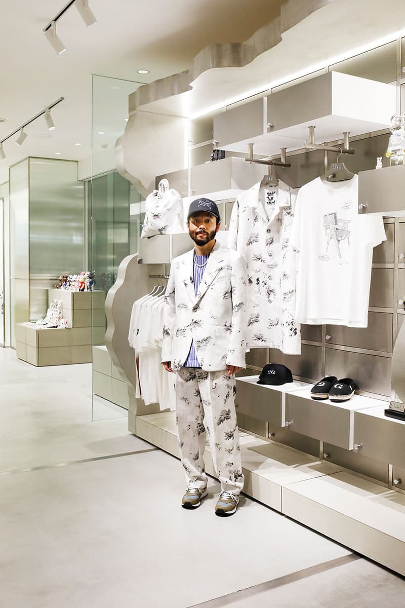 Daniel Arsham for Poggy's 2G "Eroded" Capsule collaboration le corbusier suit coat bag release date info parco mall japan shirt