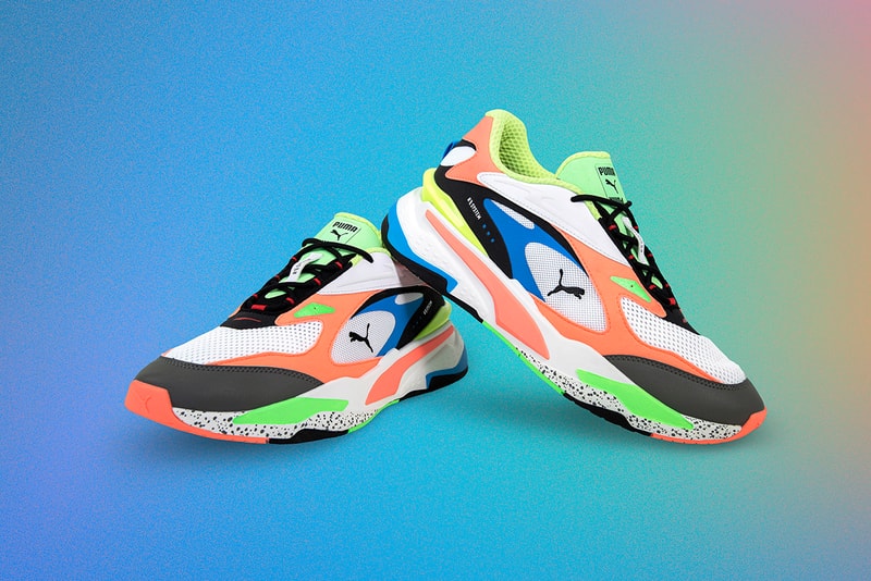 puma rs-fast running system black orange green pink red release information buy cop purchase sneakers trainers details