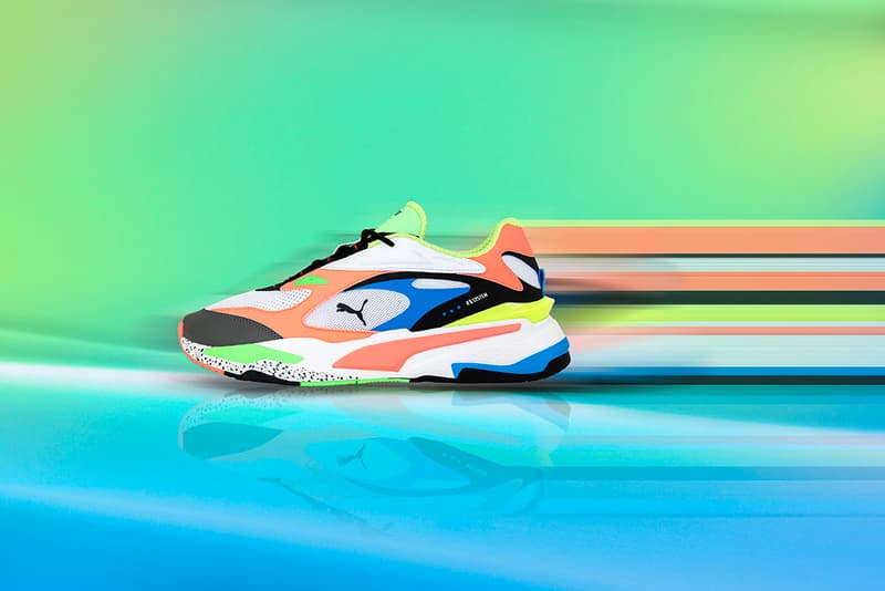 puma rs-fast running system black orange green pink red release information buy cop purchase sneakers trainers details