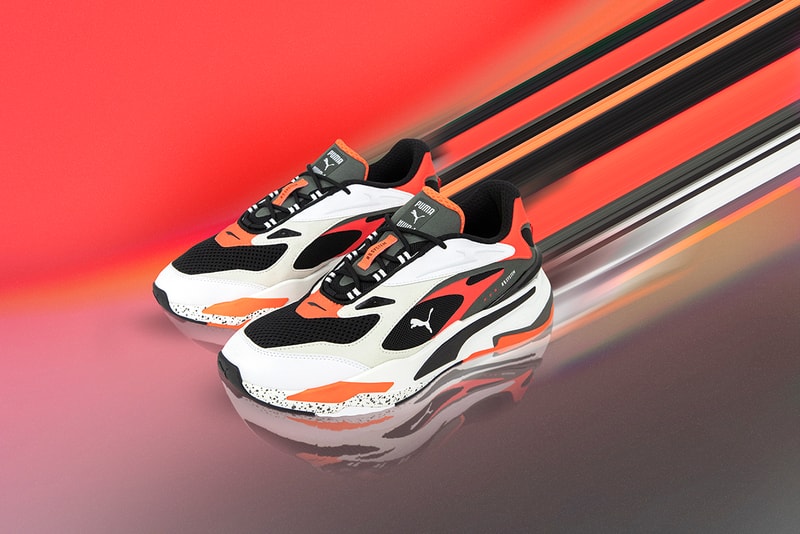 puma rs-fast running system black orange green pink red release information buy cop purchase sneakers trainers details