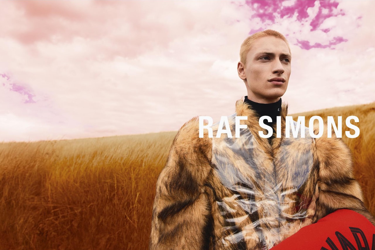 Raf Simon Fall Winter 2020 Campaign willy vanderperre lookbook menswear streetwear antwerp Olivier Rizzo Ashley Brokaw