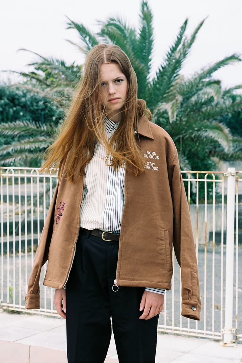 reception clothing france fall winter 2020 fw20 collection lookbook los angeles la jack kerouac t-shirt graphic rugby coach jacket