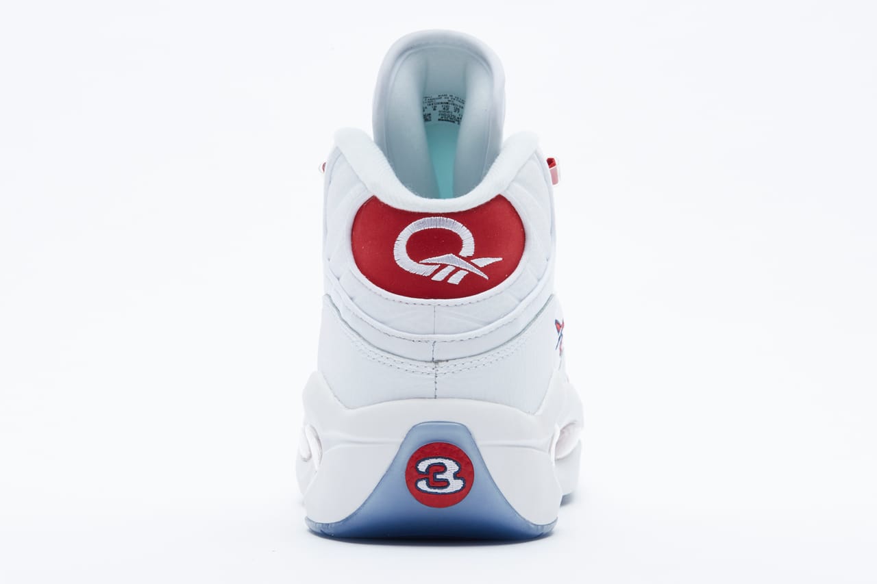 reebok question mid red and white