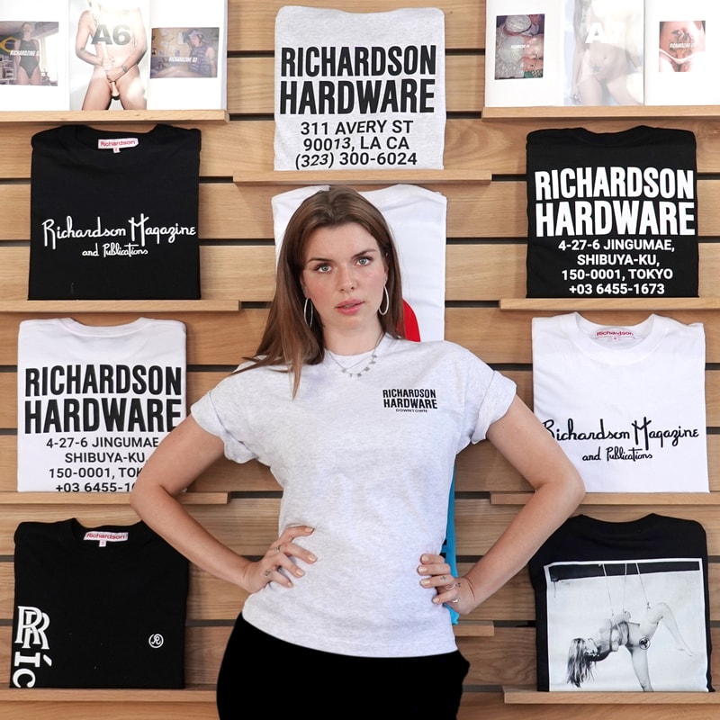 Richardson Downtown Los Angeles New Shop Location Hardware tee Julia Fox Uncut Gems