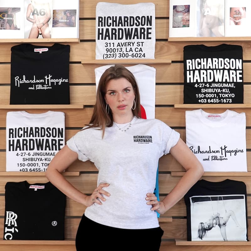 Richardson Downtown Los Angeles New Shop Location Hardware tee Julia Fox Uncut Gems