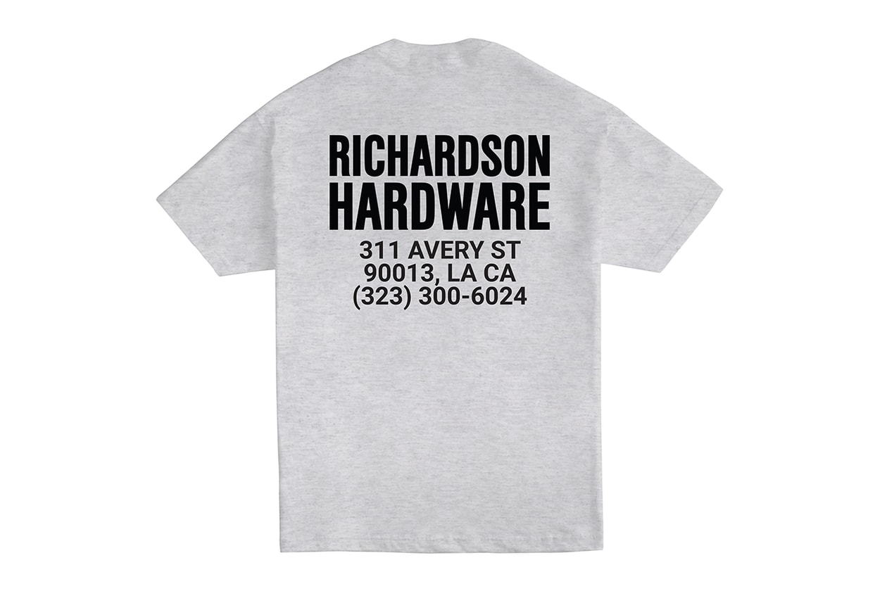 Richardson Downtown Los Angeles New Shop Location Hardware tee Julia Fox Uncut Gems