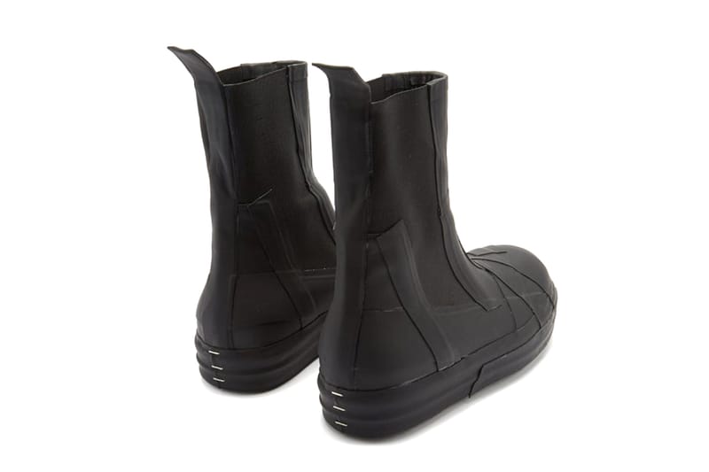 rick owens rubber boots