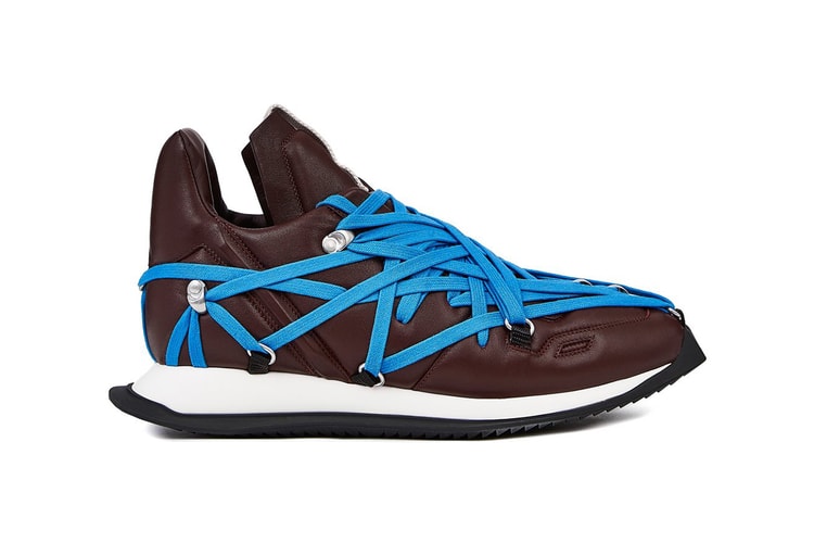 Rick Owens Drops Maximal Runner in Sophisticated Burgundy Lamb Leather