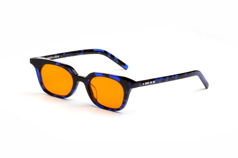 ROKIT AKILA Lo-Fi A 2003 Sunglasses Release Green Tortoise Acetate Apple Green Lenses Blue Amber Release Info Date Buy Price