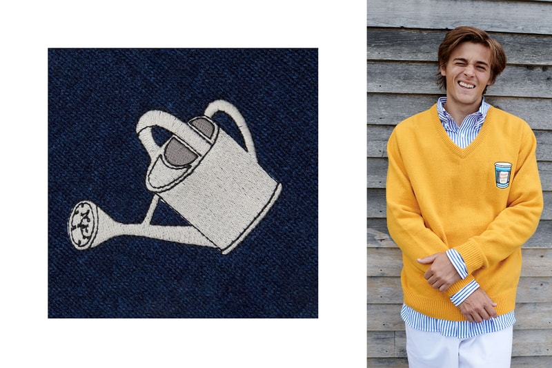 Rowing Blazers Spring Summer 2020 Drop Three Lookbook ss20 RB Cloud Cup Greek New York coffee cup jacquard-knit tartan rugby