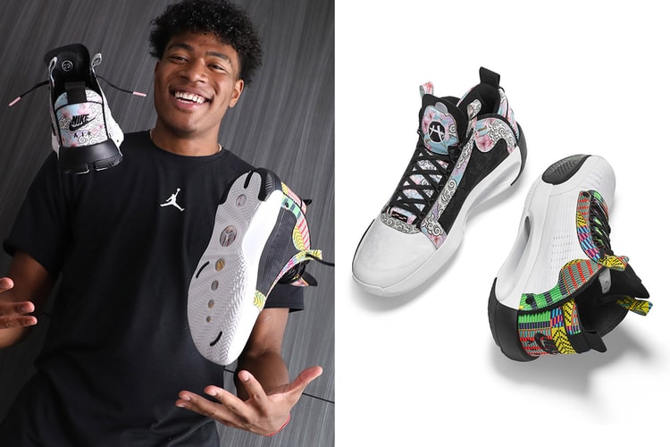 Rui Hachimura's Air Jordan 34 "Heritage" PE Salutes His Japanese-African Roots