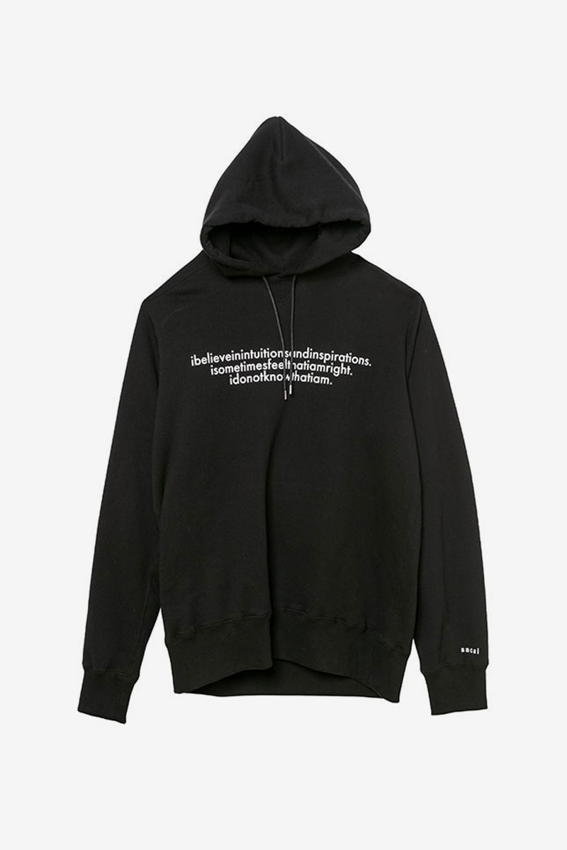 sacai Albert Einstein sticking tongue out photo iconic Monochromatic T Shirt Hoodies menswear streetwear spring summer 2020 collection capsule i believe in intuition and inspiration