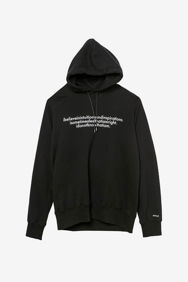 sacai Albert Einstein sticking tongue out photo iconic Monochromatic T Shirt Hoodies menswear streetwear spring summer 2020 collection capsule i believe in intuition and inspiration