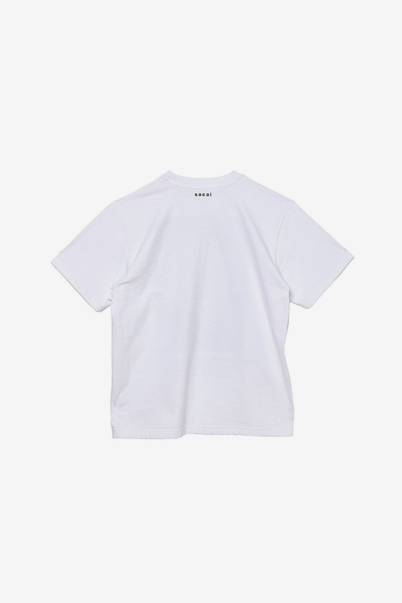sacai Albert Einstein sticking tongue out photo iconic Monochromatic T Shirt Hoodies menswear streetwear spring summer 2020 collection capsule i believe in intuition and inspiration
