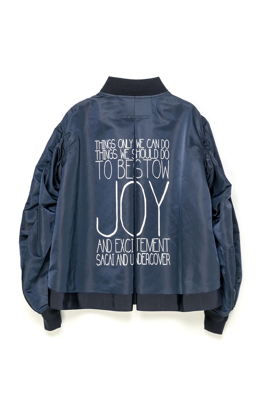 sacai undercover fw20 ma-1 bomber jacket fall winter 2020 Japanese release info drop