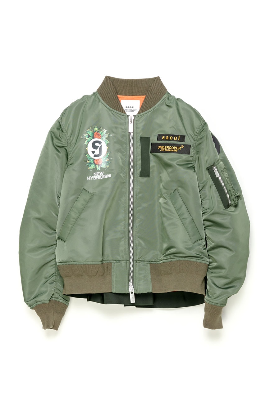 sacai undercover fw20 ma-1 bomber jacket fall winter 2020 Japanese release info drop