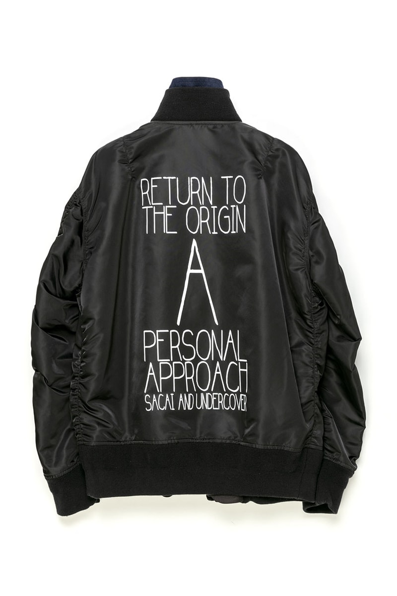 sacai undercover fw20 ma-1 bomber jacket fall winter 2020 Japanese release info drop