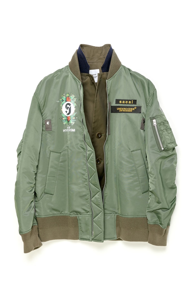 sacai undercover fw20 ma-1 bomber jacket fall winter 2020 Japanese release info drop