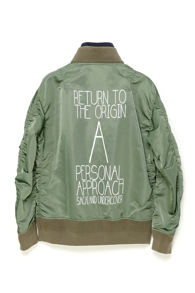 sacai undercover fw20 ma-1 bomber jacket fall winter 2020 Japanese release info drop