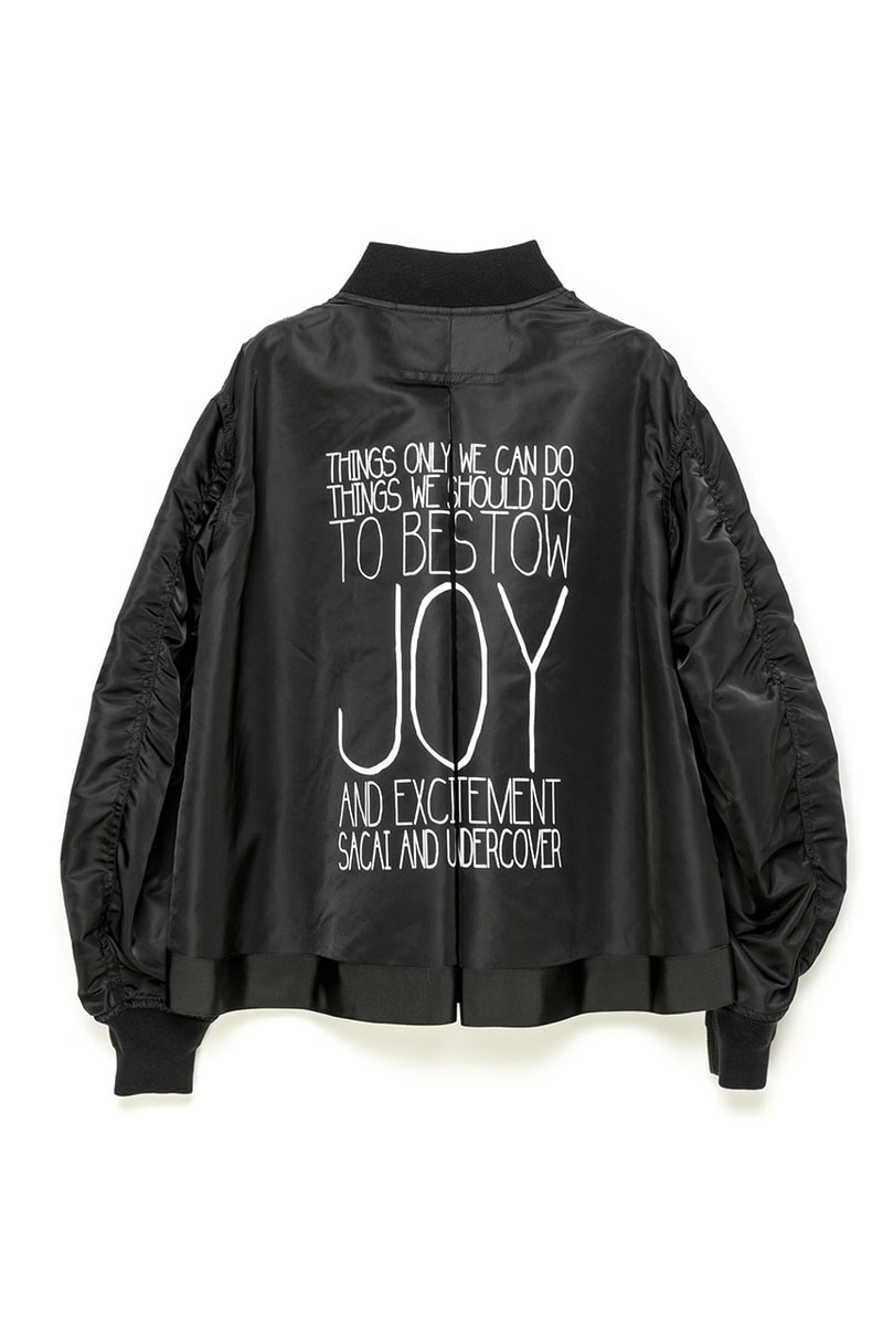 sacai undercover fw20 ma-1 bomber jacket fall winter 2020 Japanese release info drop