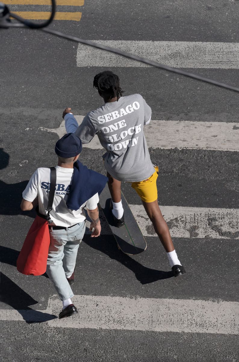 One Block Down x Sebago Spring/Summer 2020 Capsule Collection t-shirts chino pants hoodies caps penny loafers ivy league style