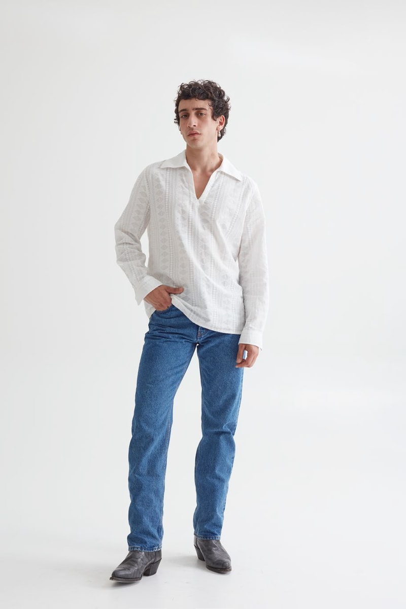 Séfr Spring/Summer 2021 "Union" Collection Lookbook Release Information Menswear Closer Look Swedish Label Tailoring Shirts Blazers Denim Jeans 