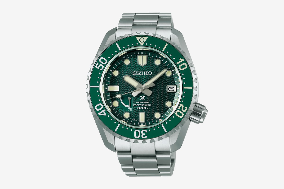 Seiko Prospex SNR045J1 Skarvsnes Foreland Watch Rolex Submariner HULK Green diver 5R65 Spring Drive Watches Japan Showa meachanical