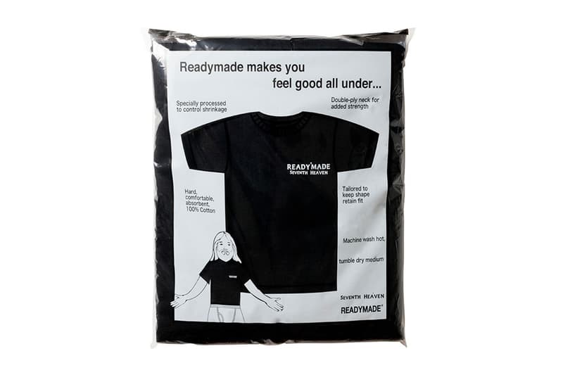 SEVENTH HEAVEN READYMADE T-Shirt Pack Release John Ross black White