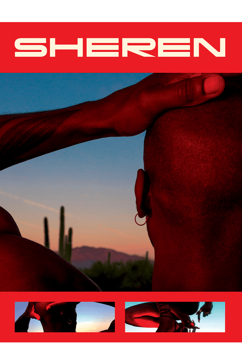 'SHEREN' Art Book by Cleon Grey, Adrienne Raquel photography design layout hardcover new mexico order