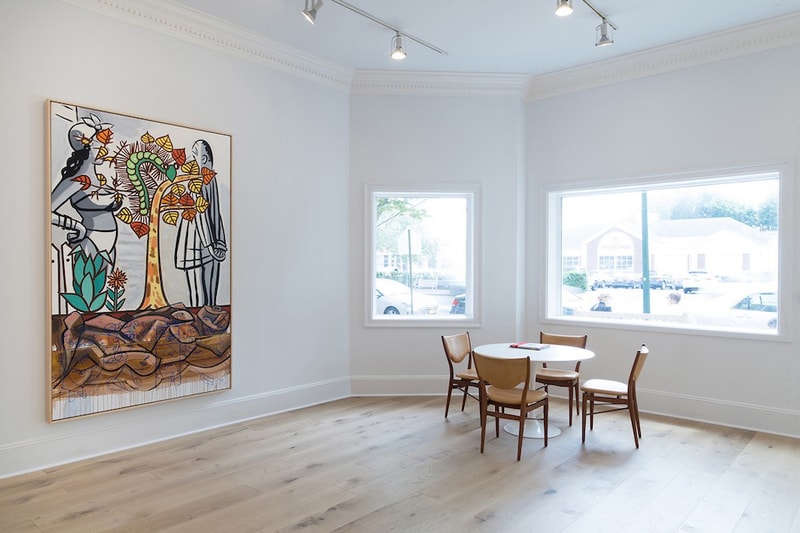 skarstedt gallery new east hampton location kaws george condo barbara kruger