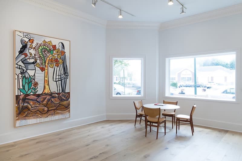 skarstedt gallery new east hampton location kaws george condo barbara kruger
